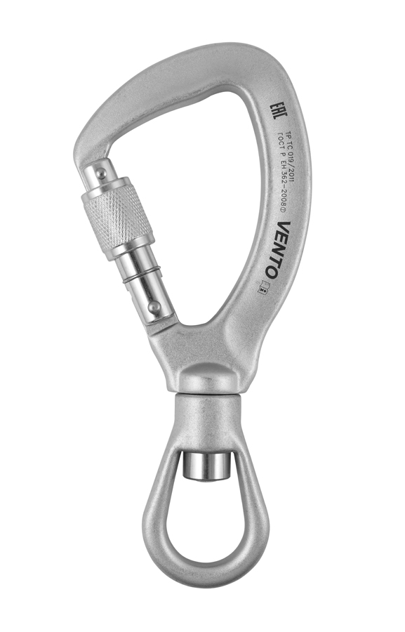 Карабин "Стальной с вертлюгом" с муфтой