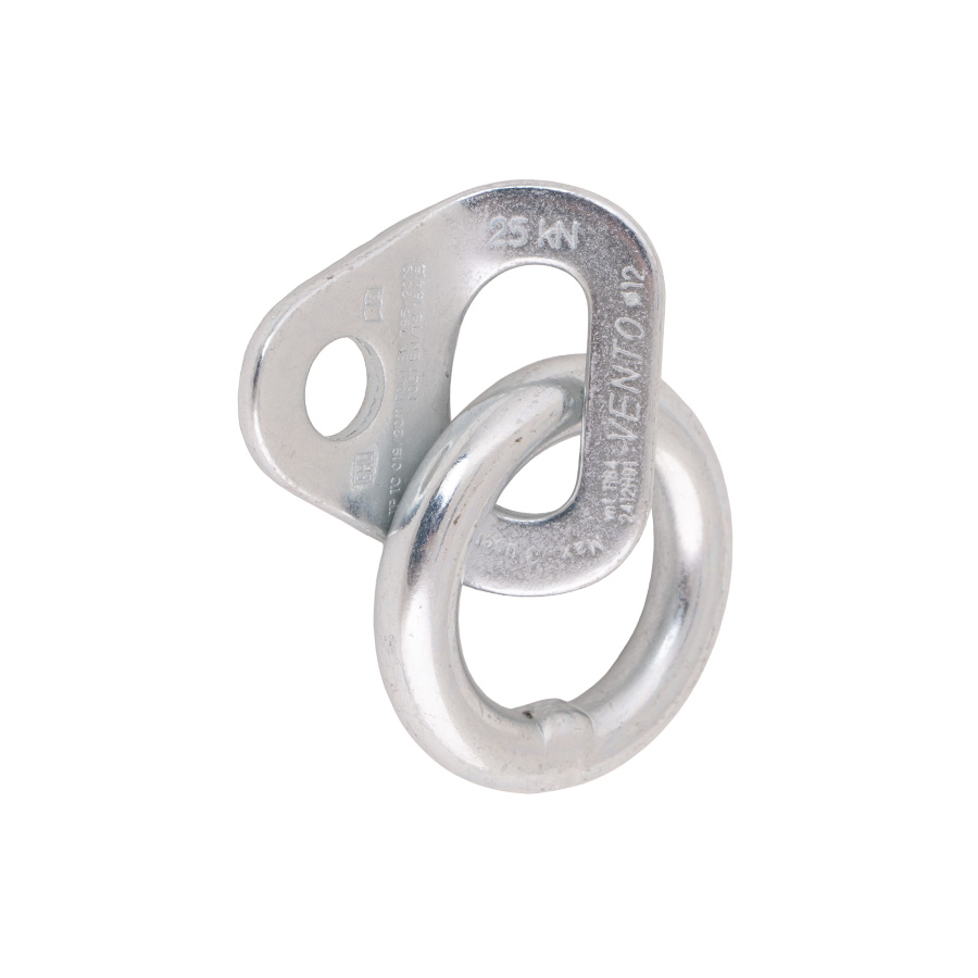 Шлямбурное ухо с кольцом д.12мм оцинковка