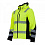 Сигнальная куртка-софтшелл BRODEKS KS 227, желтый/черный (S)