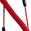 СЗПИ. Спиралевидный привязной шнур с двумя карабинами красный